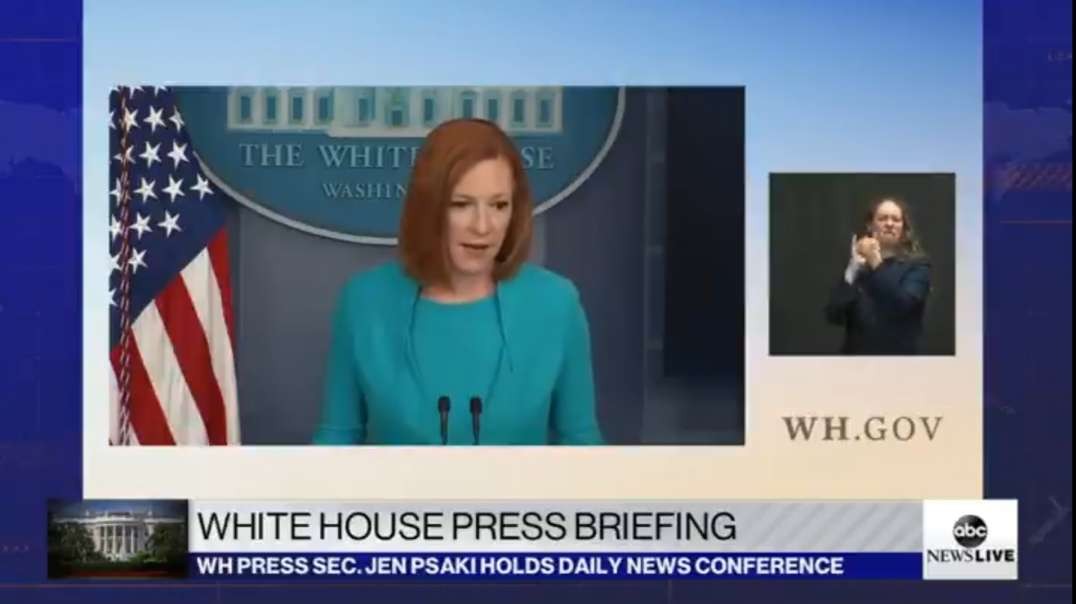 Psaki Admits Federal Government Is Flagging 