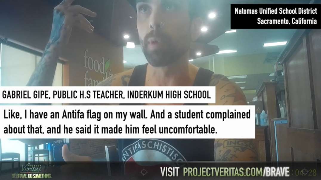 Project Veritas Catches California High School Teacher Admitting To Indoctrinating Students