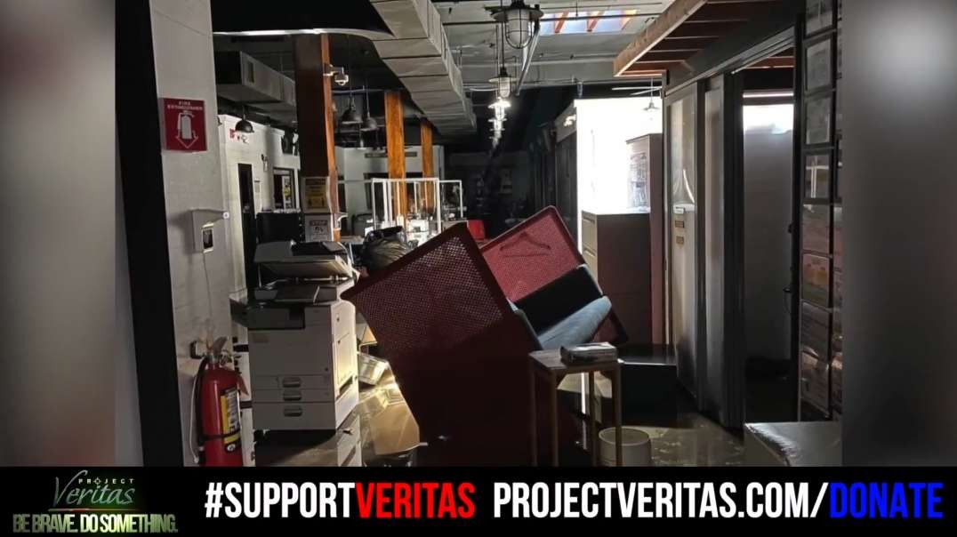 Project Veritas Asks For Help After Headquarters In NY Flooded Due To Hurricane Ida
