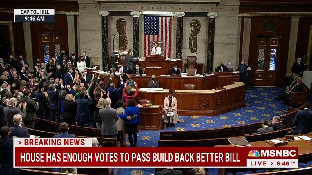 House Floor Erupts Into Devilish Rejoicing As Pelosi Announces Passing Of Build Back Better Bill