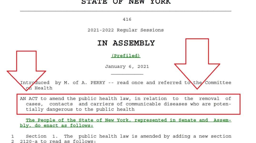 New York Bill Giving Governor Power To Detain COVID-Positive Residents, Suspected Cases Is Now Dead