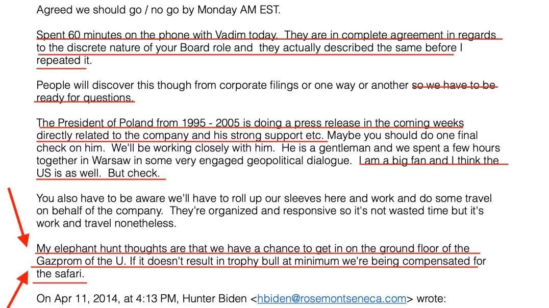Hunter Biden Email Proves Position On Ukraine Energy Company Burisma Board Was Illegitimate, Secret