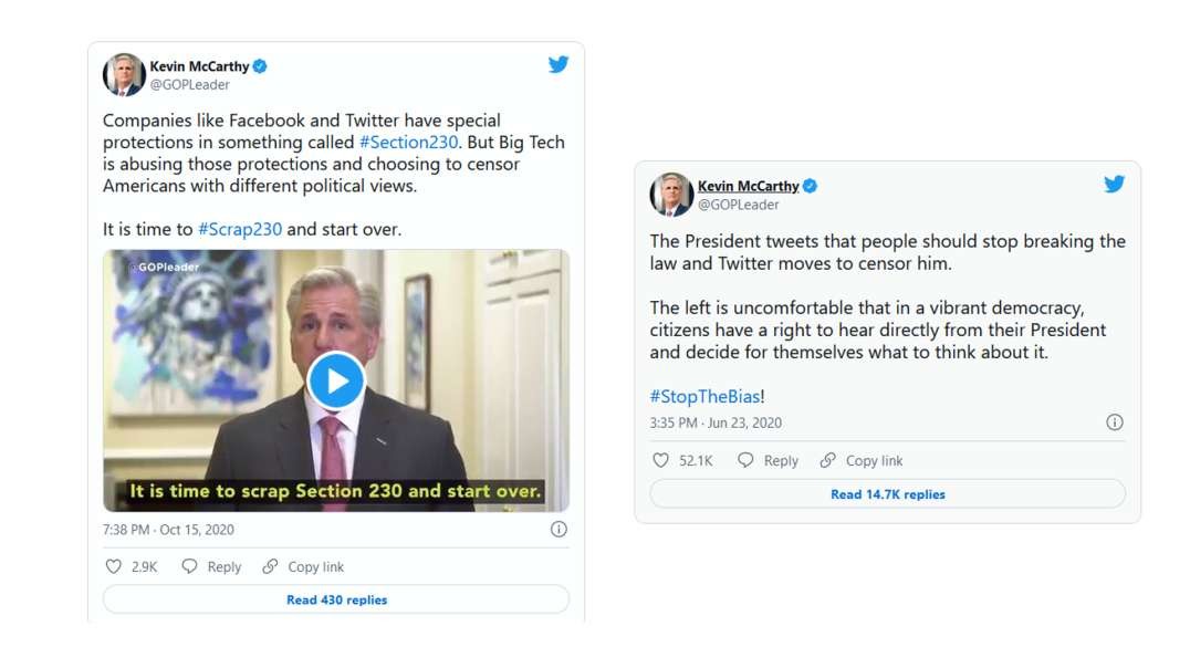 McCarthy Caught In Leaked Audio Saying He'd Tell Trump To Resign, Wanted Colleague Twitter Accounts Gone