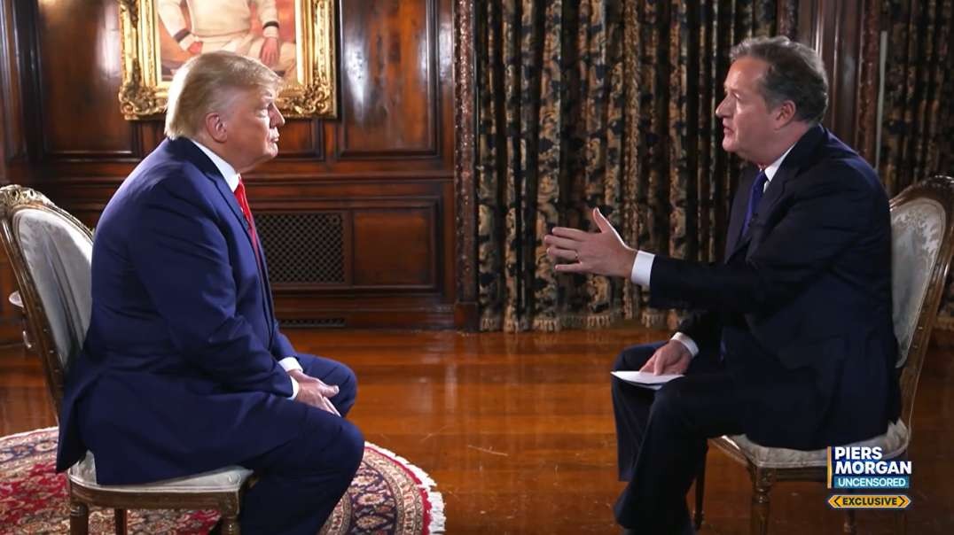 Teaser For Piers Morgan Interview Deceptively Edited To Show Trump Walking Out Over 2020 Election