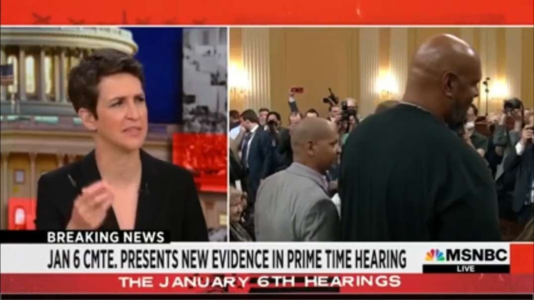 MSNBC's Rachel Maddow Says Trump Rally Not The Cause Of Jan 6 Capitol Breach, Breachers Never Went To Rally