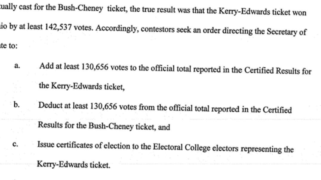 Court Docs Prove Democrats Argued 2004 Voting Machine Fraud, Defended Ability To Question Elections