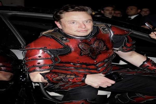 Why did Elon Musk wear the "Devil’s Champion-Leather Armor" Halloween costume that retails for $7,500? It depicts the "baphomet" with an inverted cross on the forehead. H..
