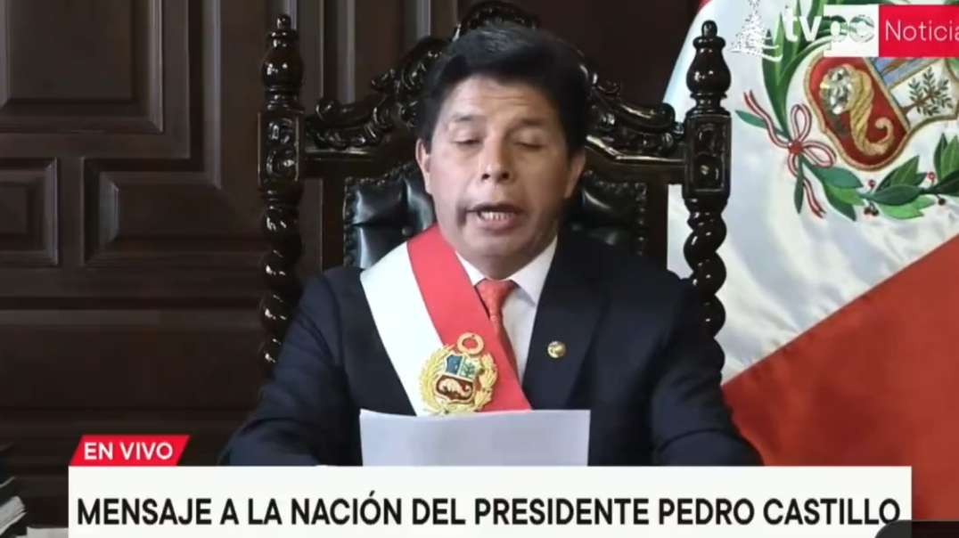 Peruvian Marxist President Arrested After Attempting To Dissolve Congress Ahead Of Impeachment Vote