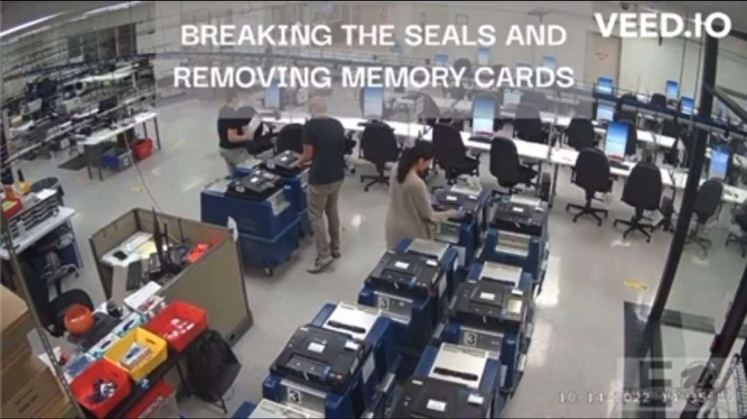 VIDEO: Maricopa Employees Broke Machine Seals, Inserted Re-Programmed Memory Cards To Jam Machines